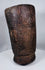 Antique Nepalese carved wooden domestic container with deep hollowed interior and primitive form