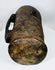 Hand-carved Himalayan ethnographic artifact with deep cylindrical body and attached carved handle