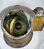 Late 19th century brass ship binnacle compass with gimbaled liquid compass system