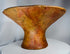 Pre-Columbian terracotta offering vessel with flared basin and hand-painted linear motifs