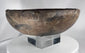 Large Pre-Columbian pottery bowl with burnished surface and traditional hand-crafted construction