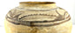Huastec-style painted terracotta water jar with geometric motifs