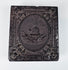 Antique sixth-plate daguerreotype double portrait featuring Victorian couple