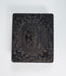 Early American daguerreotype portrait with gilt brass mat and velvet-lined Union case