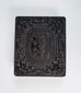 Early American daguerreotype portrait with gilt brass mat and velvet-lined Union case