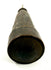 Interior view of antique bronze candle holder showing metal spike for holding candles