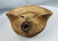 Terracotta saucer-shaped oil lamp from ancient Carthage accompanied by bronze coins and archaeological patina