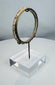 Roman Imperial glass bracelet displaying centuries of burial patina and mineral accretions.