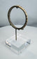 Roman Empire glass bracelet featuring circular form and applied nodular decoration.