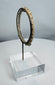 Ancient Roman personal adornment crafted from glass with applied decorative nodules.