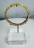 Authentic Roman glass bracelet featuring raised nodular ornamentation and archaeological patina.