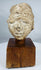 Gandhara region Buddhist head sculpture fragment with serene facial expression
