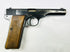 German-occupation era Browning FN 1922 pistol, WWII Belgian sidearm, photographed on white background