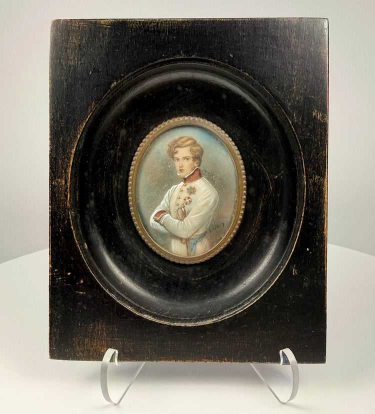 Retrato en miniatura de un oficial de los Habsburgo | Europa Central | Hacia 1860–1885