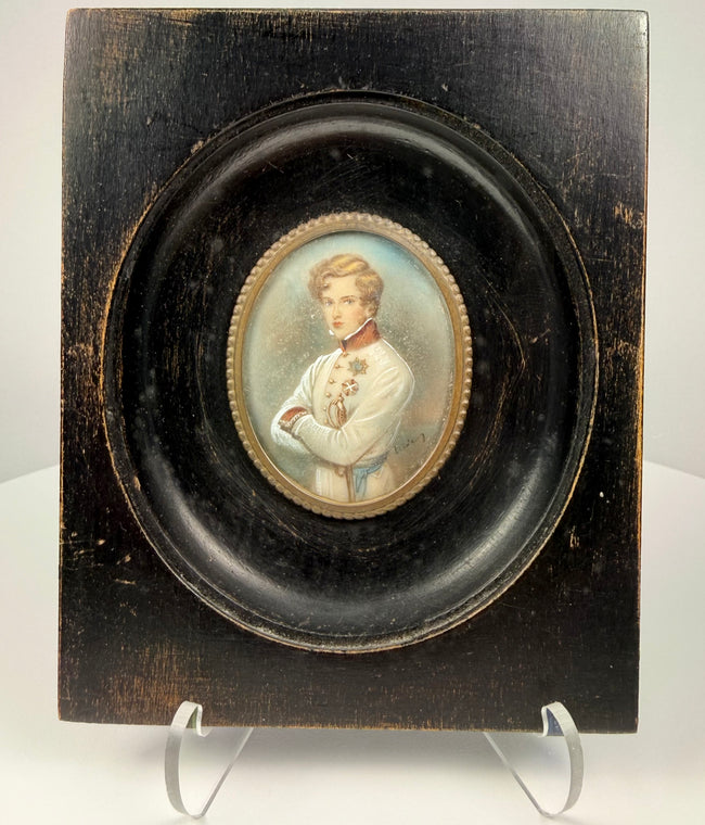 Retrato en miniatura de un oficial de los Habsburgo | Europa Central | Hacia 1860–1885