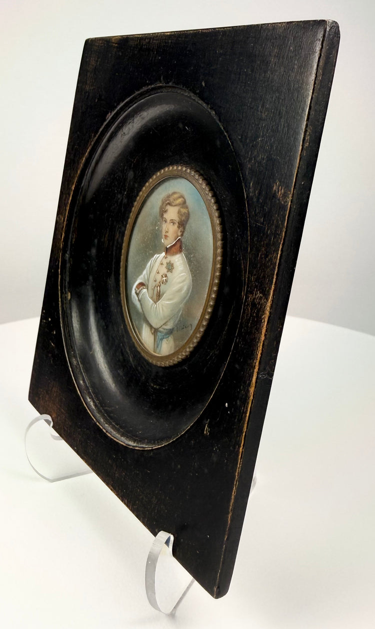 Retrato en miniatura de un oficial de los Habsburgo | Europa Central | Hacia 1860–1885