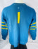 Reverse view of blue Couvrette & Sauriol hockey sweater displaying number 1