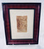 Antique sepia ink drawing showing multiple anatomical and compositional figure studies