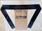 Framed archive documenting the USS Massachusetts BB-2 and its 1910 midshipmen training voyage
