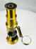 Victorian era portable microscope with aged patina and intact optical components