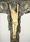 Antique Hand-Carved Crucifix with Bone Figure | Circa 18th–19th Century