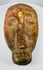Ivory Coast wooden mask with carved features and aged patina