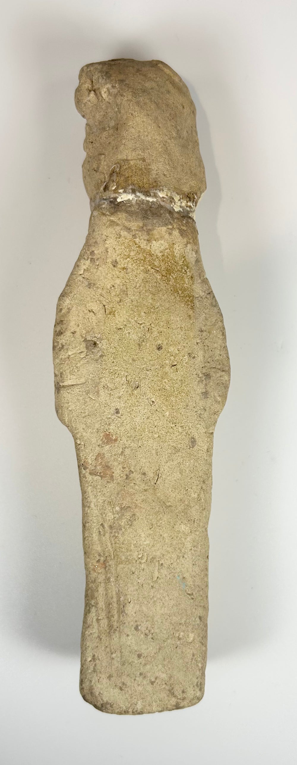 Ancient Near Eastern terracotta figurine with columnar stance
