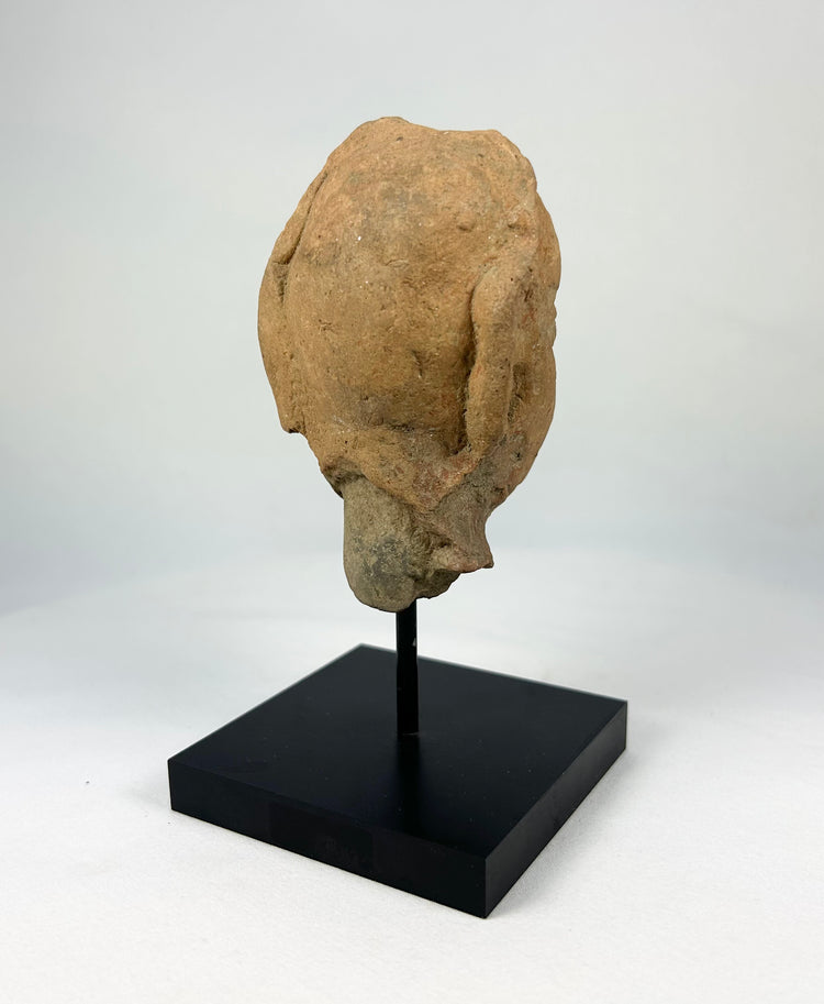 Ancient Indian Religious Sculpture | Head Fragment | 3rd–5th Century CE
