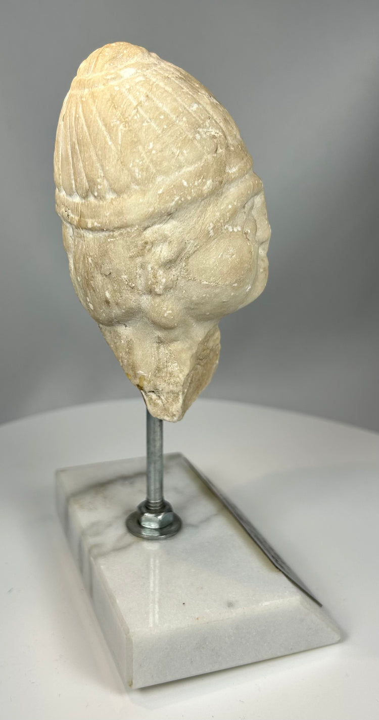 Near Eastern Bronze Age stone sculpture with aged wear