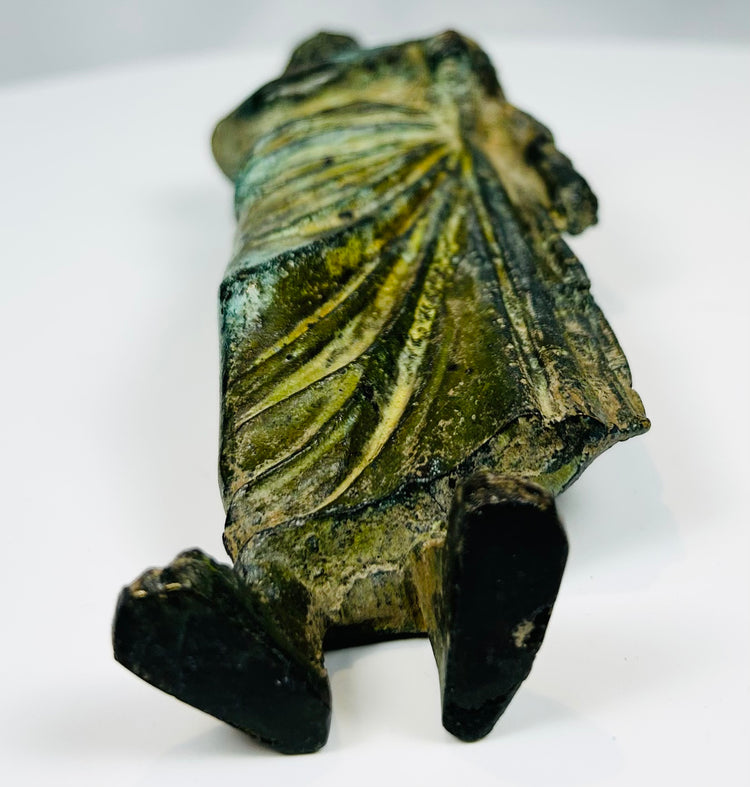 Grand Tour collectible bronze sculpture inspired by ancient Roman statuary