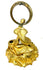 Benjamin Waterhouse Hawkins bronze cobra desk accessory featuring an upright serpent surrounded by decorative rockwork and foliage.