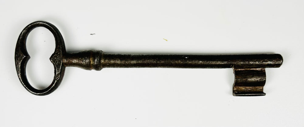 19th century locksmith craftsmanship with multi-bolt iron locking mechanism