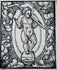 Rare Renaissance-era Christian woodcut print with detailed angelic borders and symbolic religious iconography.