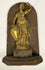 Italian Renaissance-style Minerva sculpture displaying a raised hand, finely modelled facial features, decorative shoulder bands, and ornamental chest detailing.