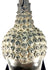 Cast copper-alloy Buddha head displaying dark grey-brown metallic patination and contrasting surface highlights.