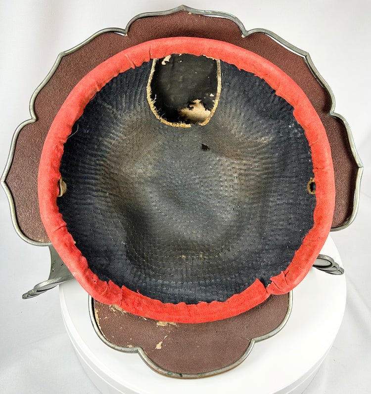 Kaji Kabuto helmet with traditional design and original interior padding