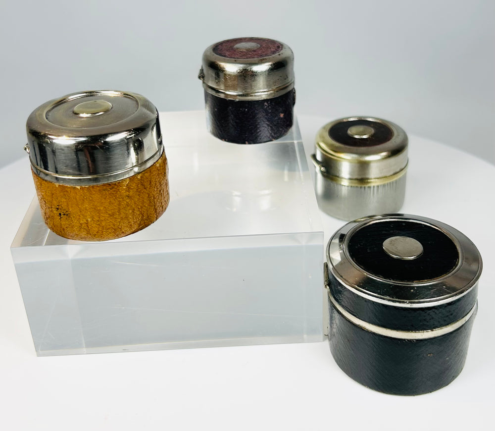 Portable inkwell set illustrating early writing technology and craftsmanship