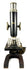 Front view of a Spencer Lens Company laboratory microscope featuring a black cylindrical tube, revolving objective lenses, and horseshoe-shaped base.