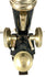 Close-up of a vintage Spencer microscope featuring its nickel-plated focusing wheels, black optical tube, and precision adjustment mechanisms.
