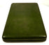Full exterior view of a closed Victorian double portrait presentation case with dark green textured covering and rectangular shape.