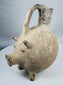 Early Bronze Age terracotta animal-form vessel from Northwestern Anatolia with surviving pigment traces.