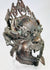 Late 19th century Himalayan bronze mask used in Buddhist or Hindu protective rituals