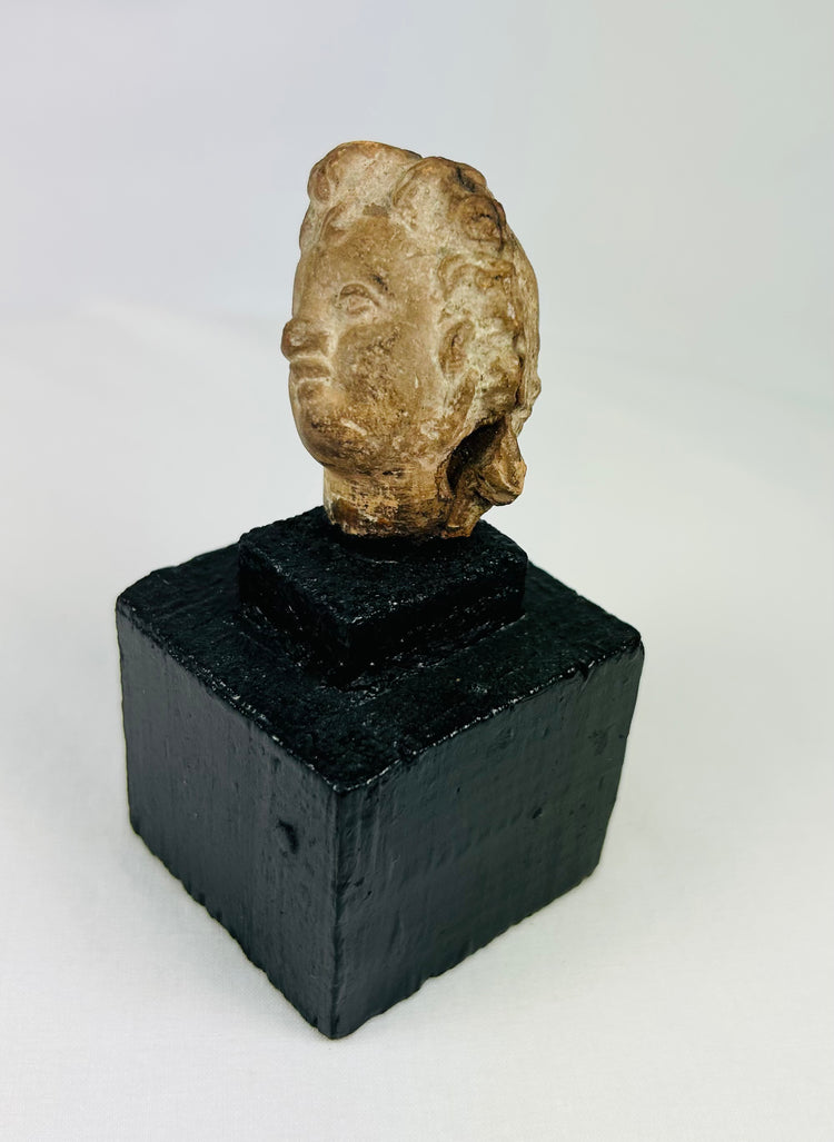 Classical Antiquity Head Fragment | Expressive Facial Detail | Circa 1st Millennium BCE–CE