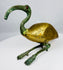 Decorative Egyptian Revival mixed-media sculpture inspired by the sacred ibis of ancient Egypt.