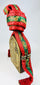 Antique Buddhist gau shrine box from Tibet with repoussé script and intact embroidered pouch