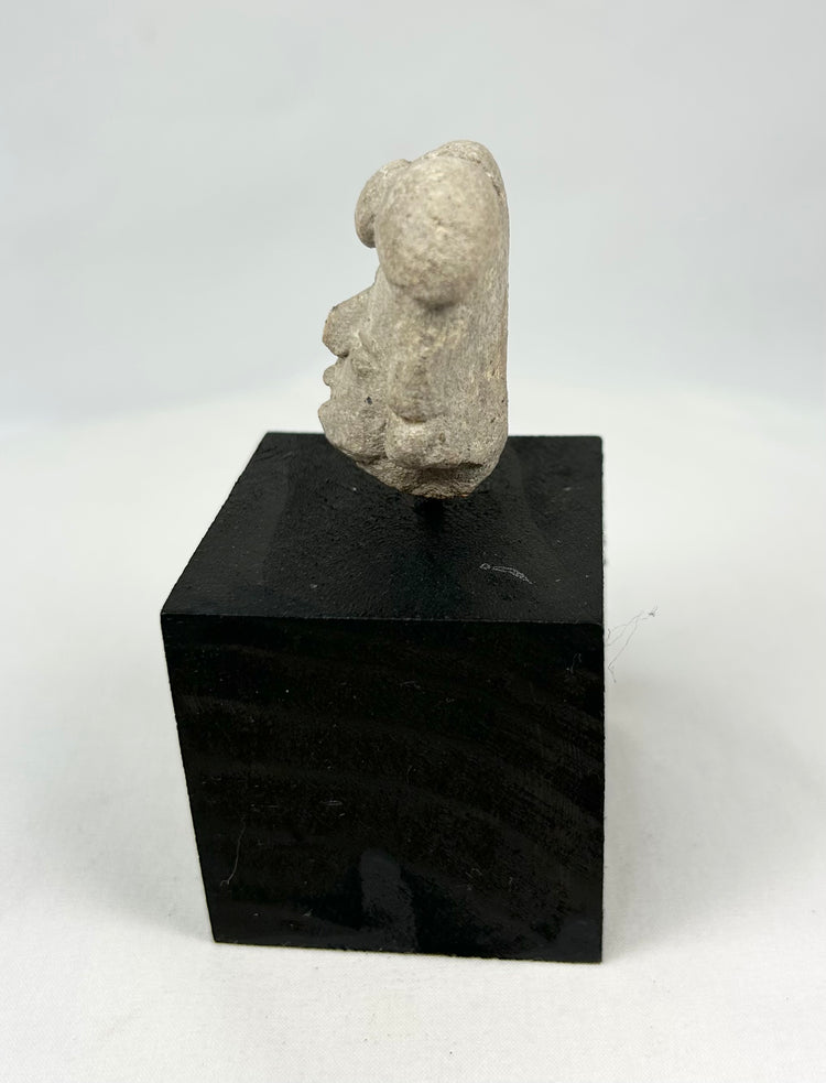 Pre-Columbian Burial Figure Head, Hand-Modeled Terracotta | 300 BCE – 500 CE