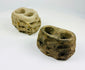 Teotihuacan ceramic candelero used for offerings or incense, photographed