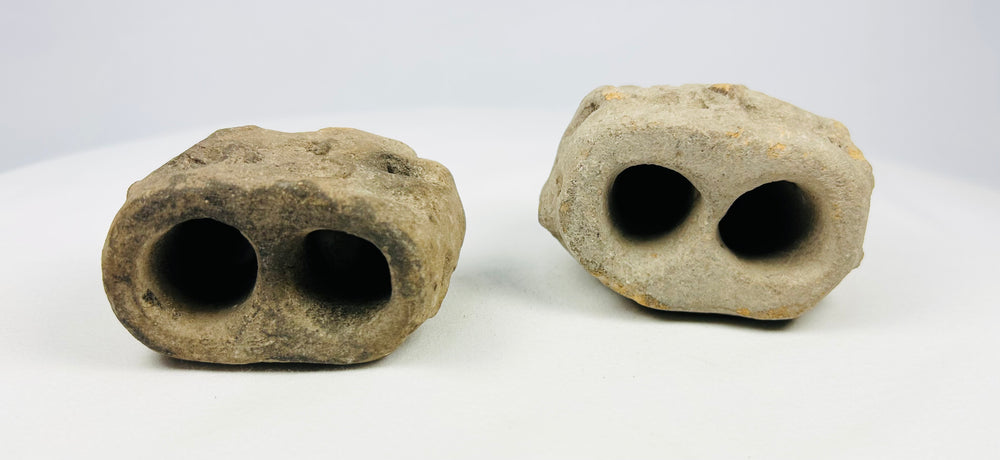 Handcrafted Teotihuacan candelero vessel for ceremonial purposes