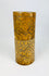 Cylindrical antique bamboo lime container with fitted lid and base, Island Southeast Asia