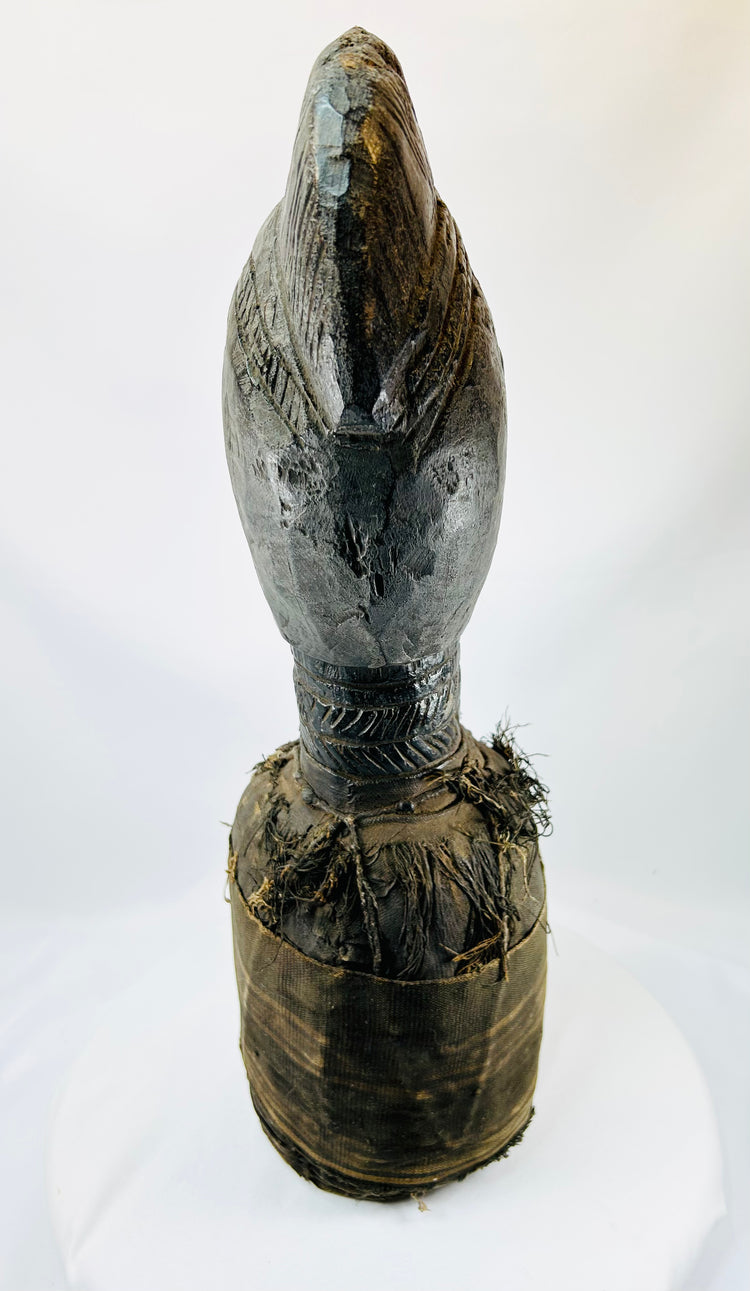 Shamanic Ritual Wooden Statue | Tribal Ceremonial Artifact | Circa 19th–20th Century